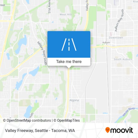 Valley Freeway map