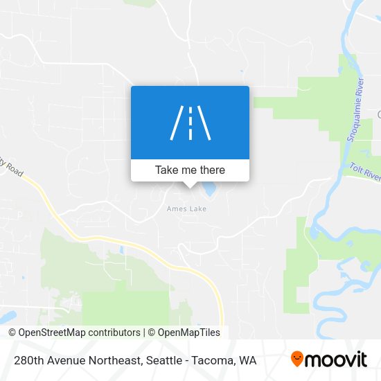 280th Avenue Northeast map