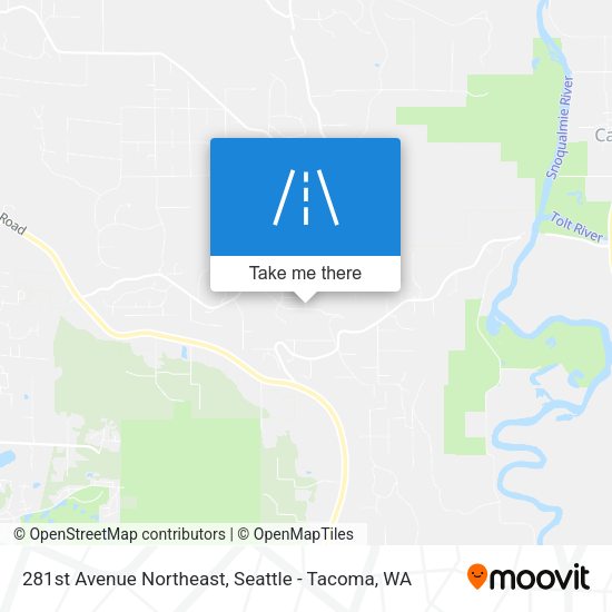 281st Avenue Northeast map