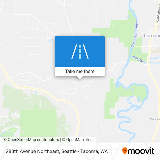 Mapa de 288th Avenue Northeast