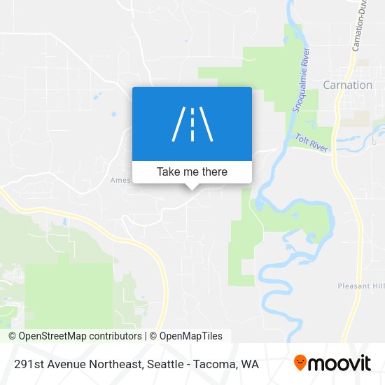 291st Avenue Northeast map