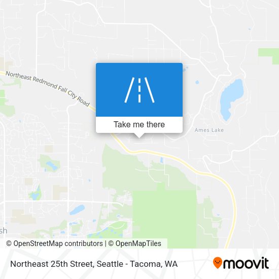Mapa de Northeast 25th Street