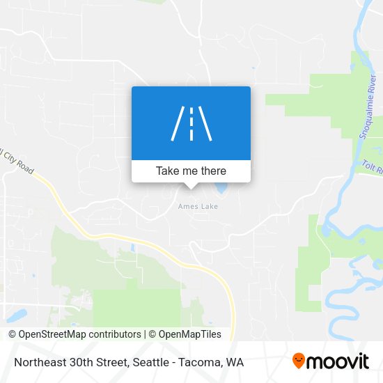 Northeast 30th Street map