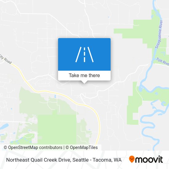 Northeast Quail Creek Drive map