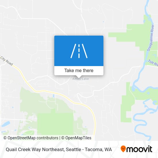 Mapa de Quail Creek Way Northeast