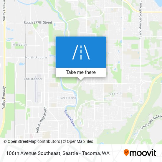 106th Avenue Southeast map