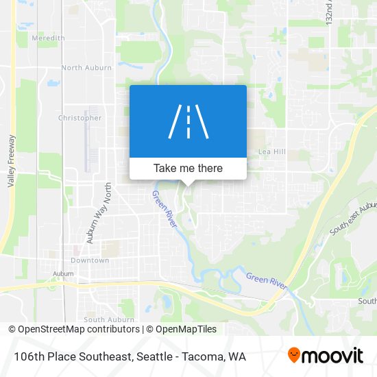 106th Place Southeast map