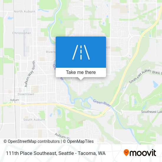 111th Place Southeast map