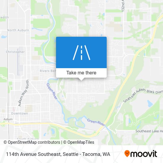 114th Avenue Southeast map