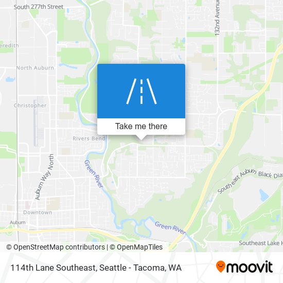 114th Lane Southeast map