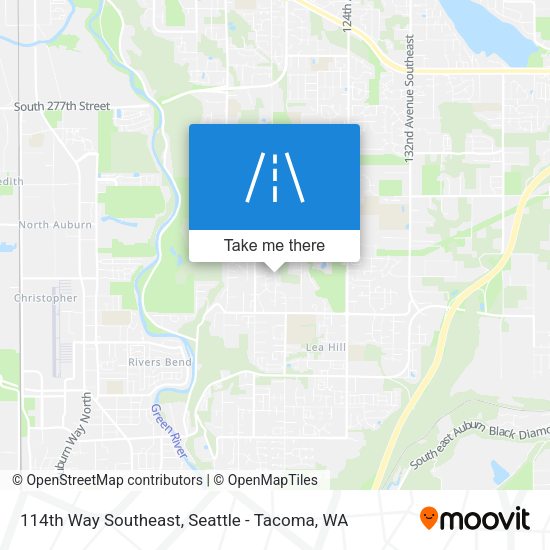 114th Way Southeast map