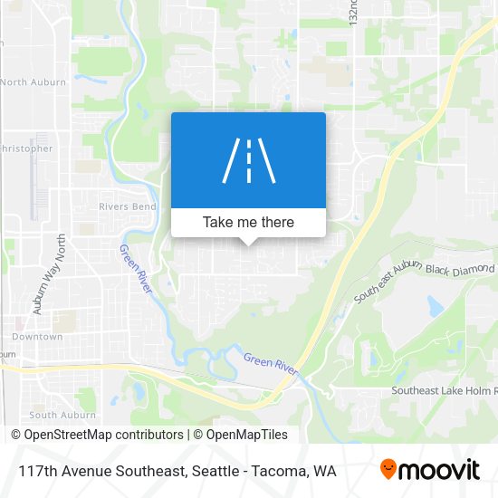 Mapa de 117th Avenue Southeast