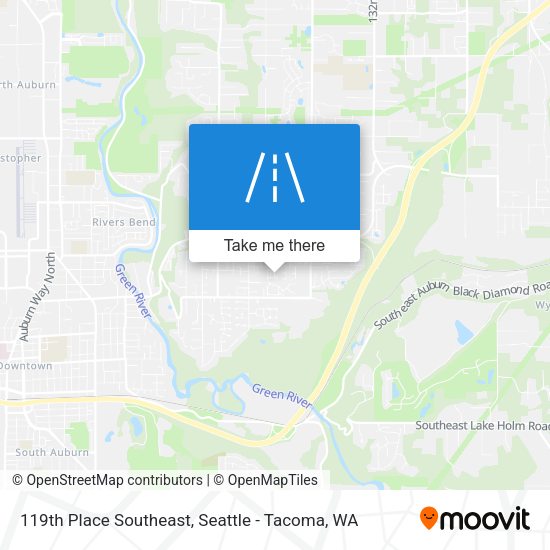 Mapa de 119th Place Southeast