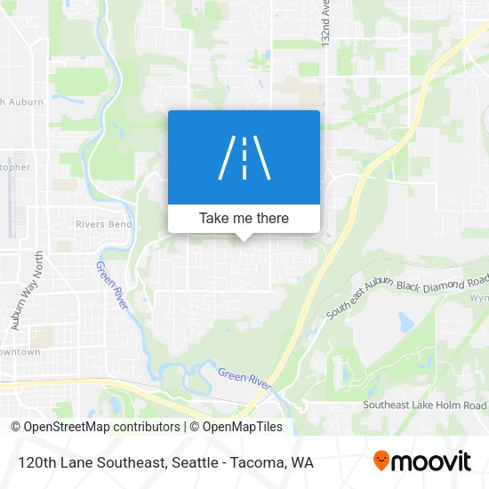 120th Lane Southeast map