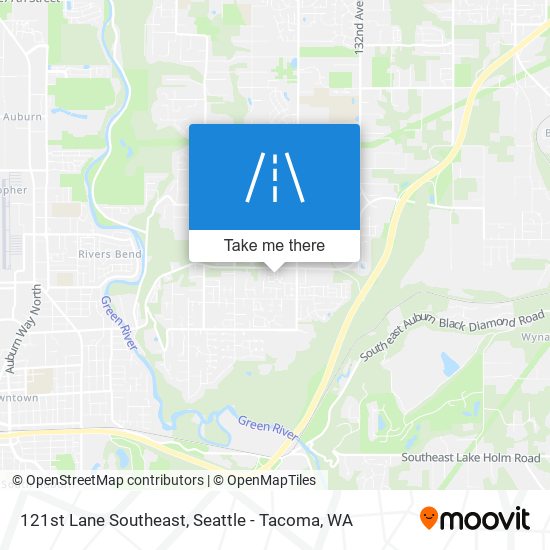 121st Lane Southeast map