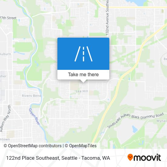 122nd Place Southeast map