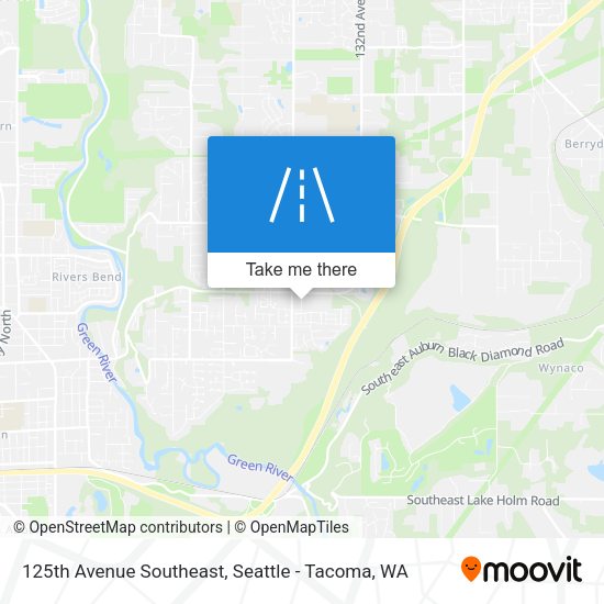 125th Avenue Southeast map