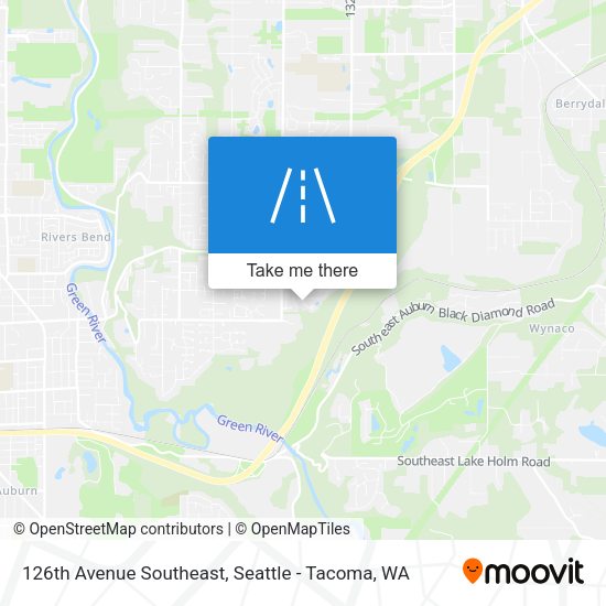 126th Avenue Southeast map