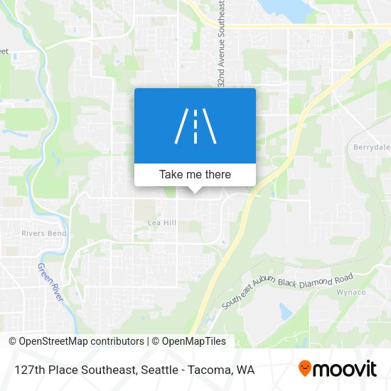 Mapa de 127th Place Southeast