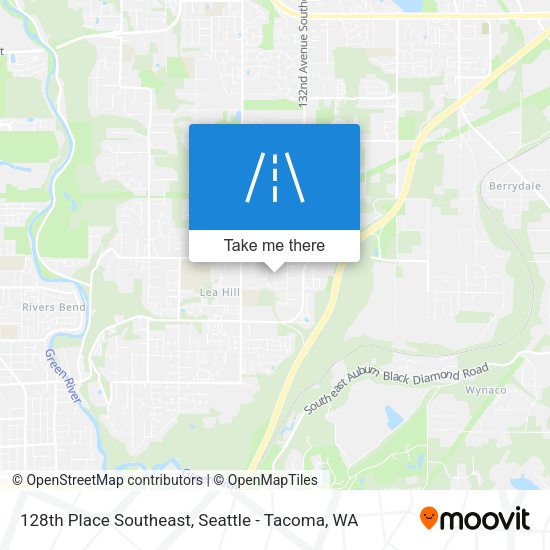 Mapa de 128th Place Southeast
