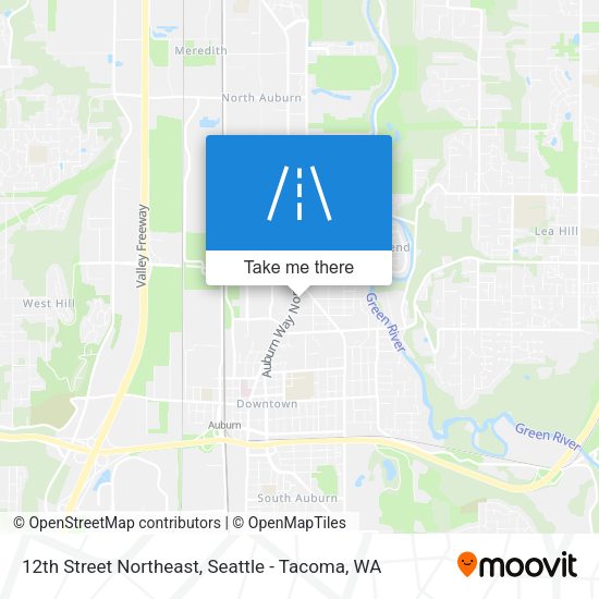Mapa de 12th Street Northeast