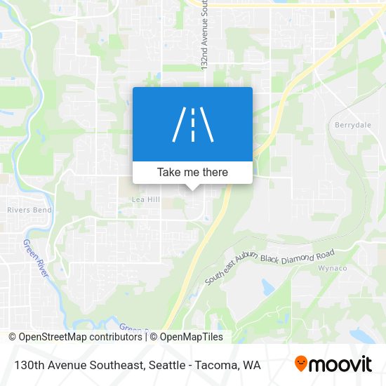 130th Avenue Southeast map