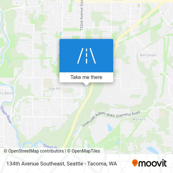 134th Avenue Southeast map