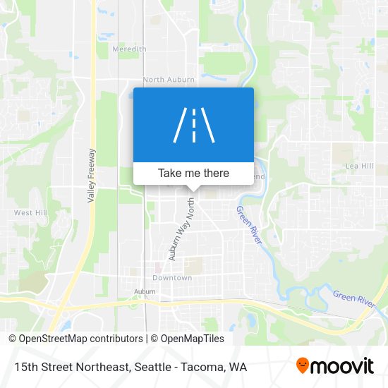 15th Street Northeast map