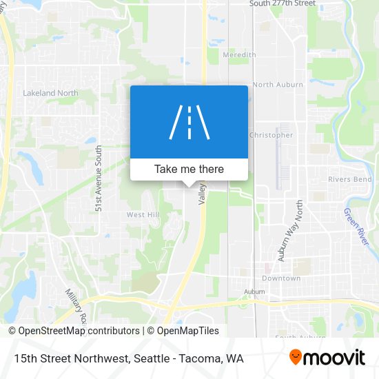 Mapa de 15th Street Northwest