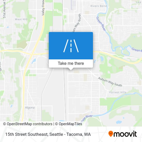 Mapa de 15th Street Southeast