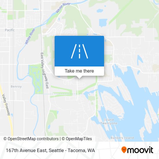 167th Avenue East map