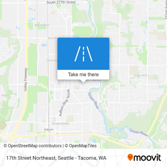 17th Street Northeast map
