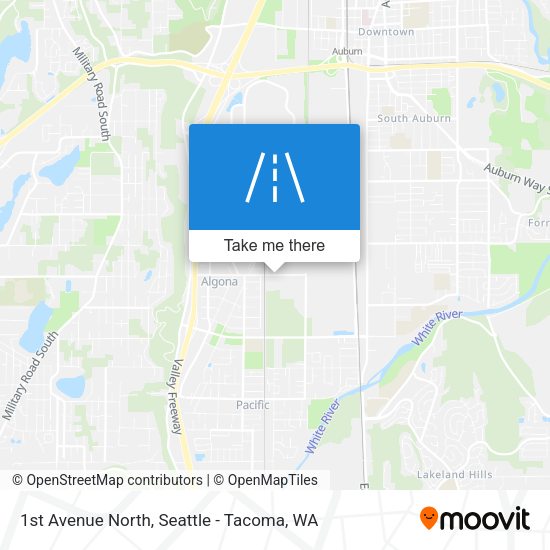 1st Avenue North map