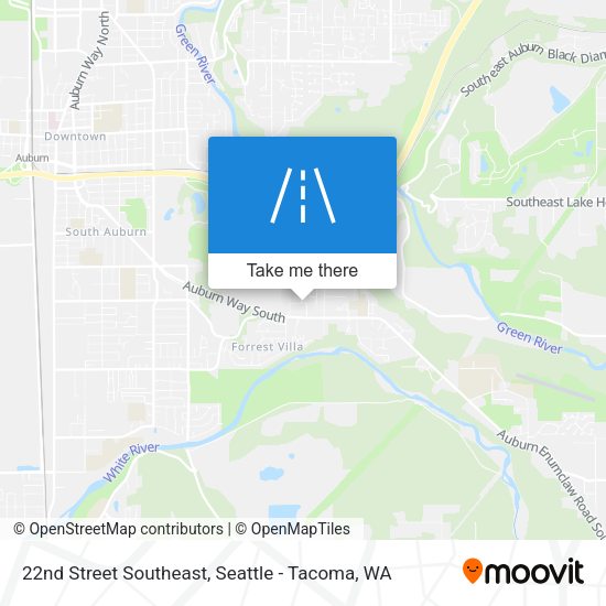 22nd Street Southeast map