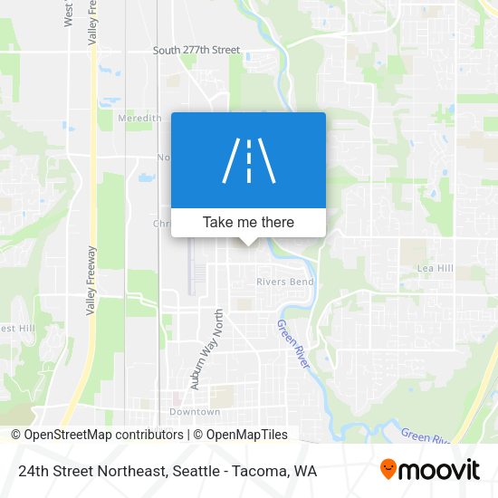 24th Street Northeast map