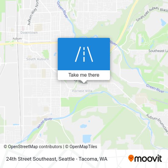 24th Street Southeast map