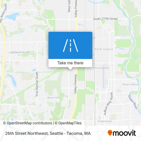 Mapa de 26th Street Northwest