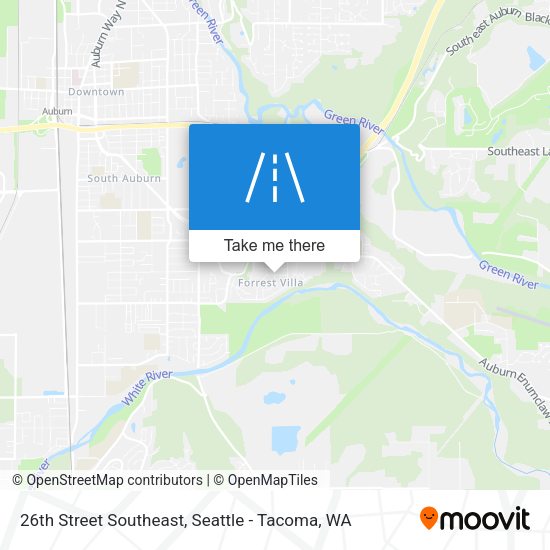 26th Street Southeast map