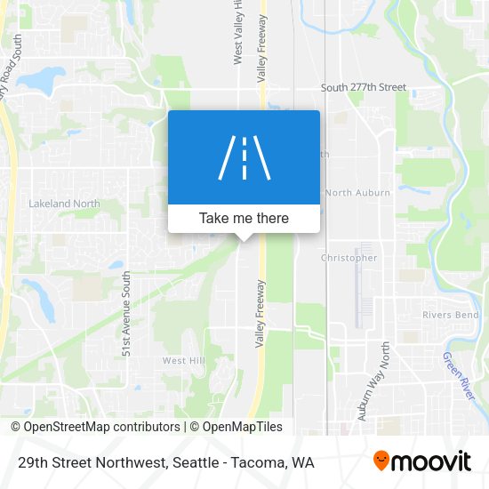 Mapa de 29th Street Northwest