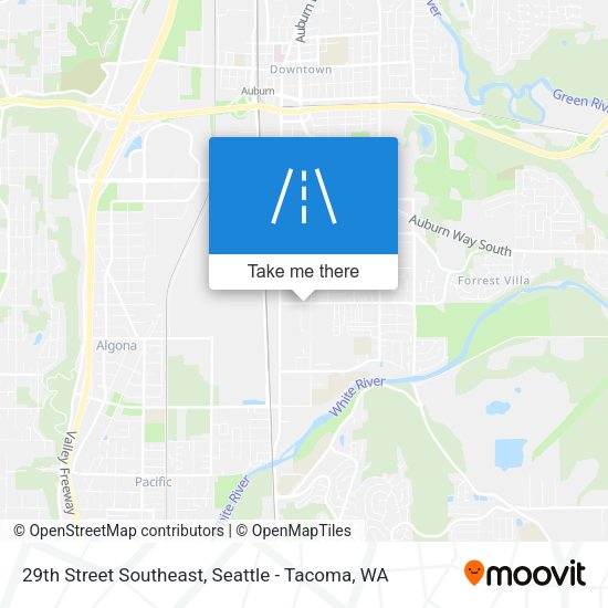 29th Street Southeast map