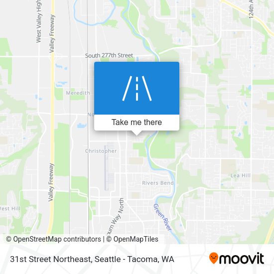 31st Street Northeast map
