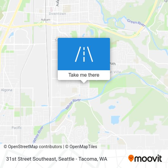 31st Street Southeast map