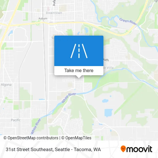 31st Street Southeast map