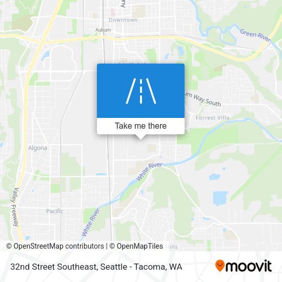 32nd Street Southeast map