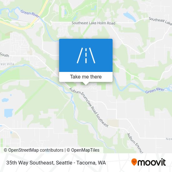35th Way Southeast map