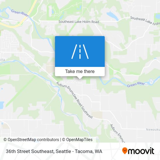 Mapa de 36th Street Southeast