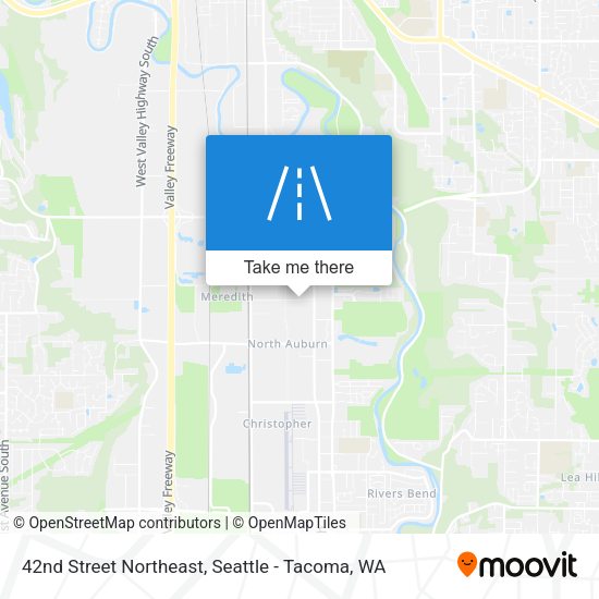 42nd Street Northeast map