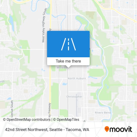 Mapa de 42nd Street Northwest