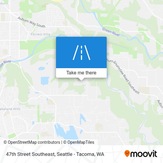 47th Street Southeast map