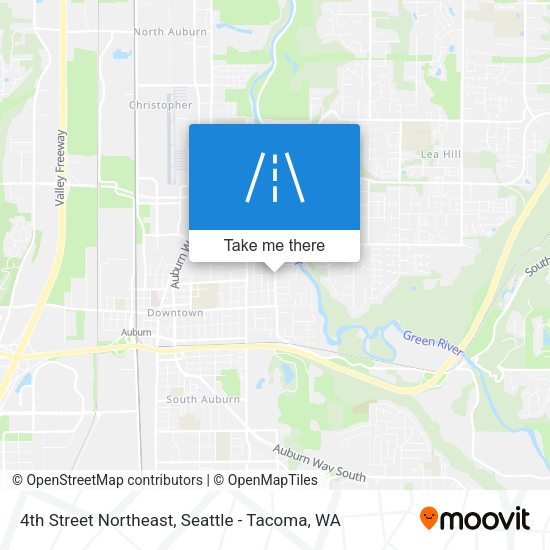 Mapa de 4th Street Northeast